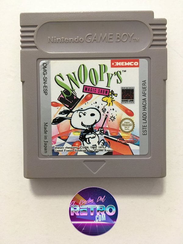 SNOOPYS MAGIC SHOW GAMEBOY