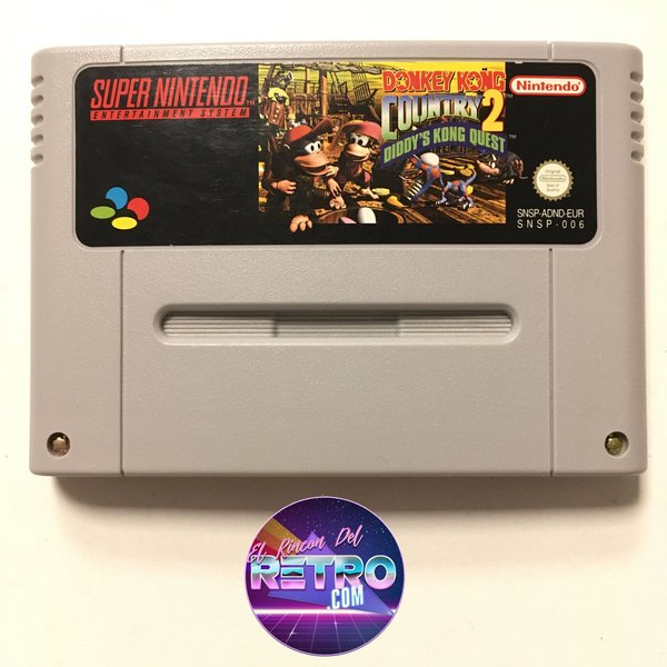 DONKEY KONG COUNTRY 2 DIDDYS KONG QUEST SNES
