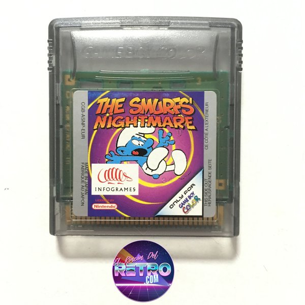 THE SMURFS NIGHTMARE GAMEBOY COLOR