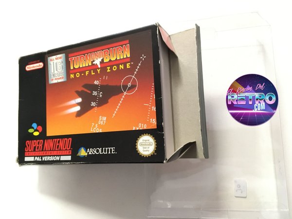 TURN AND BURN NO FLY ZONE SNES