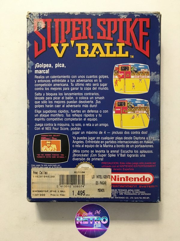 SUPER SPIKE V BALL NES