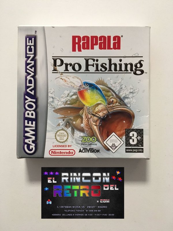 RAPALA PRO FISHING GAMEBOY ADVANCE