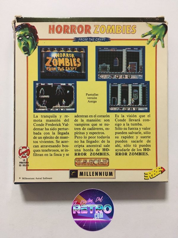 HORROR ZOMBIES FROM THE CRYPT (ERBE) PC