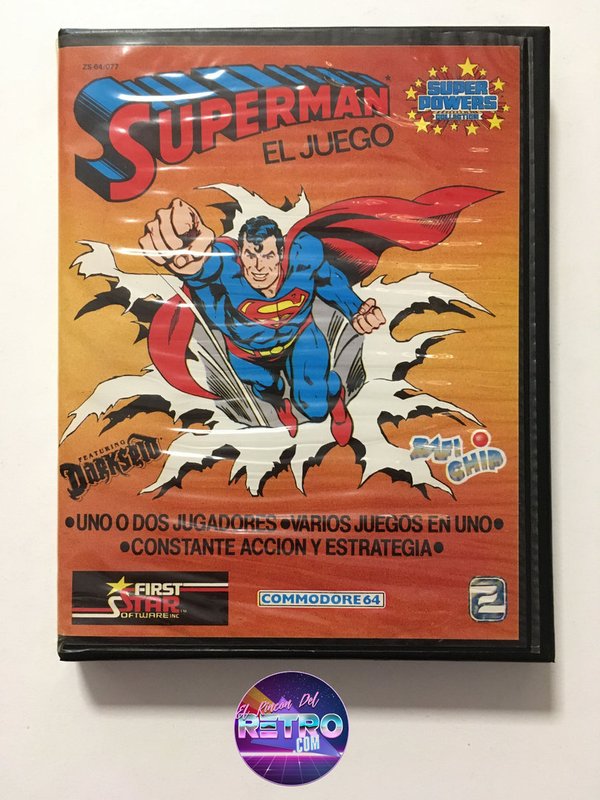 SUPERMAN EL JUEGO C64